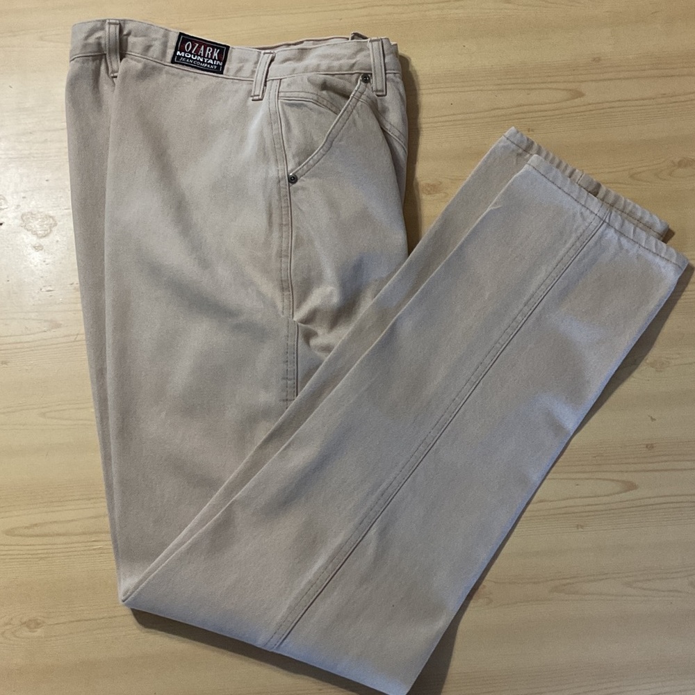 Vintage Ozark Mountain Women's Bareback Khaki Jeans